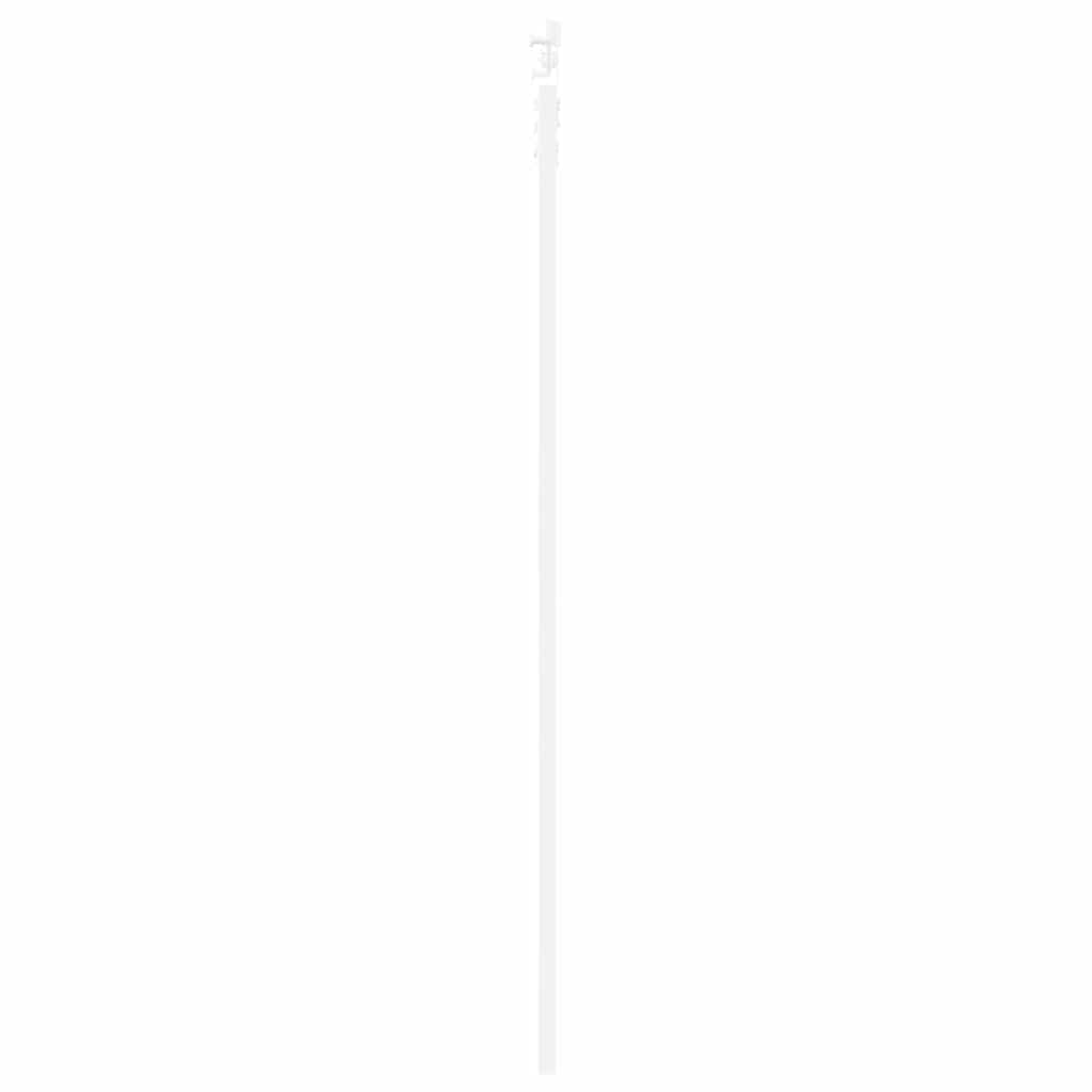 Klizna vrata Bijelo 93 x 211 cm Masivna borovina i staklo