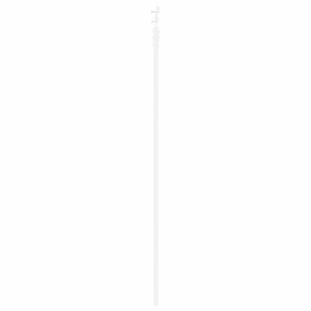 Klizna vrata Bijelo 93 x 211 cm Masivna borovina i staklo