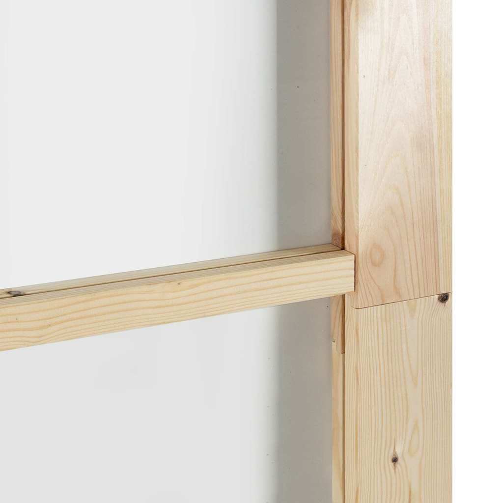 Klizna vrata Prirodna 93 x 232 cm Masivna borovina i staklo