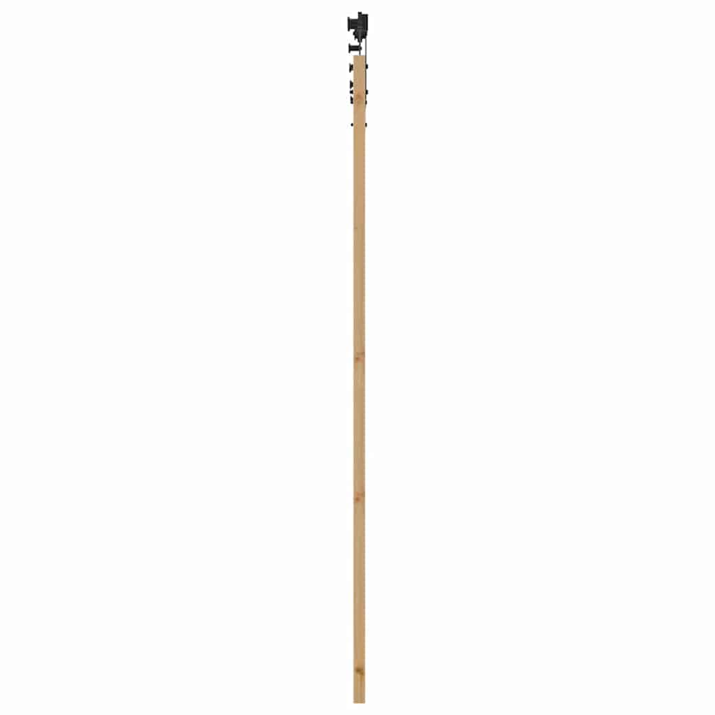 Klizna vrata Prirodna 93 x 211 cm Masivna borovina i staklo