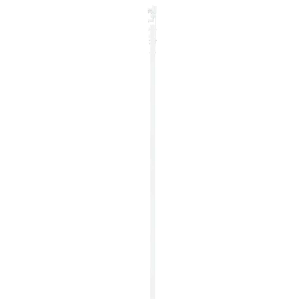 Klizna vrata Bijelo 83 x 211 cm Masivna borovina i staklo