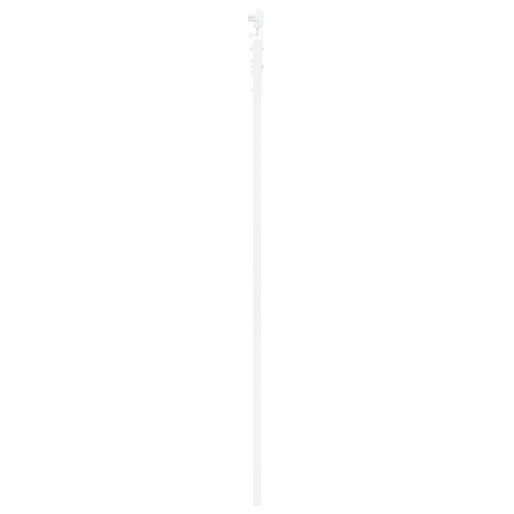 Klizna vrata Bijelo 93 x 211 cm Masivna borovina i staklo