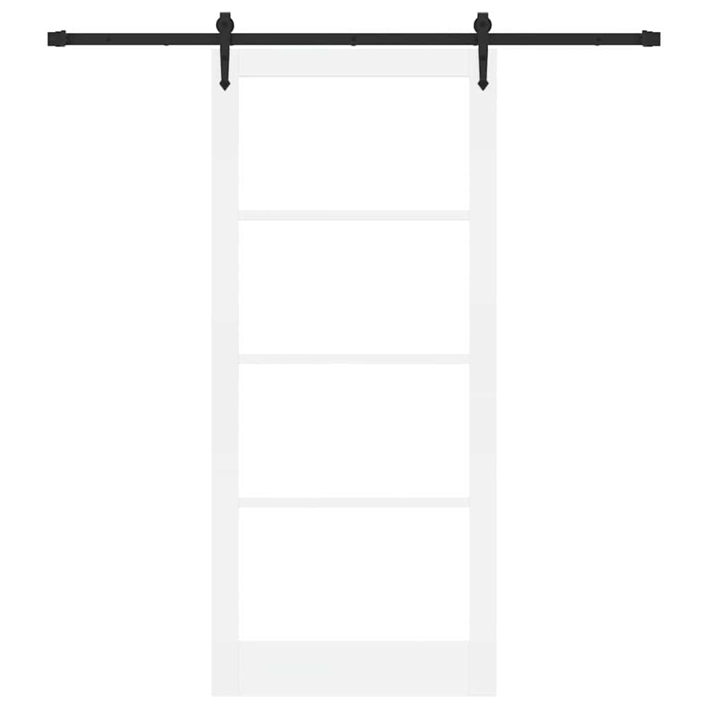 Klizna vrata Bijela i crna 93 x 211 cm
