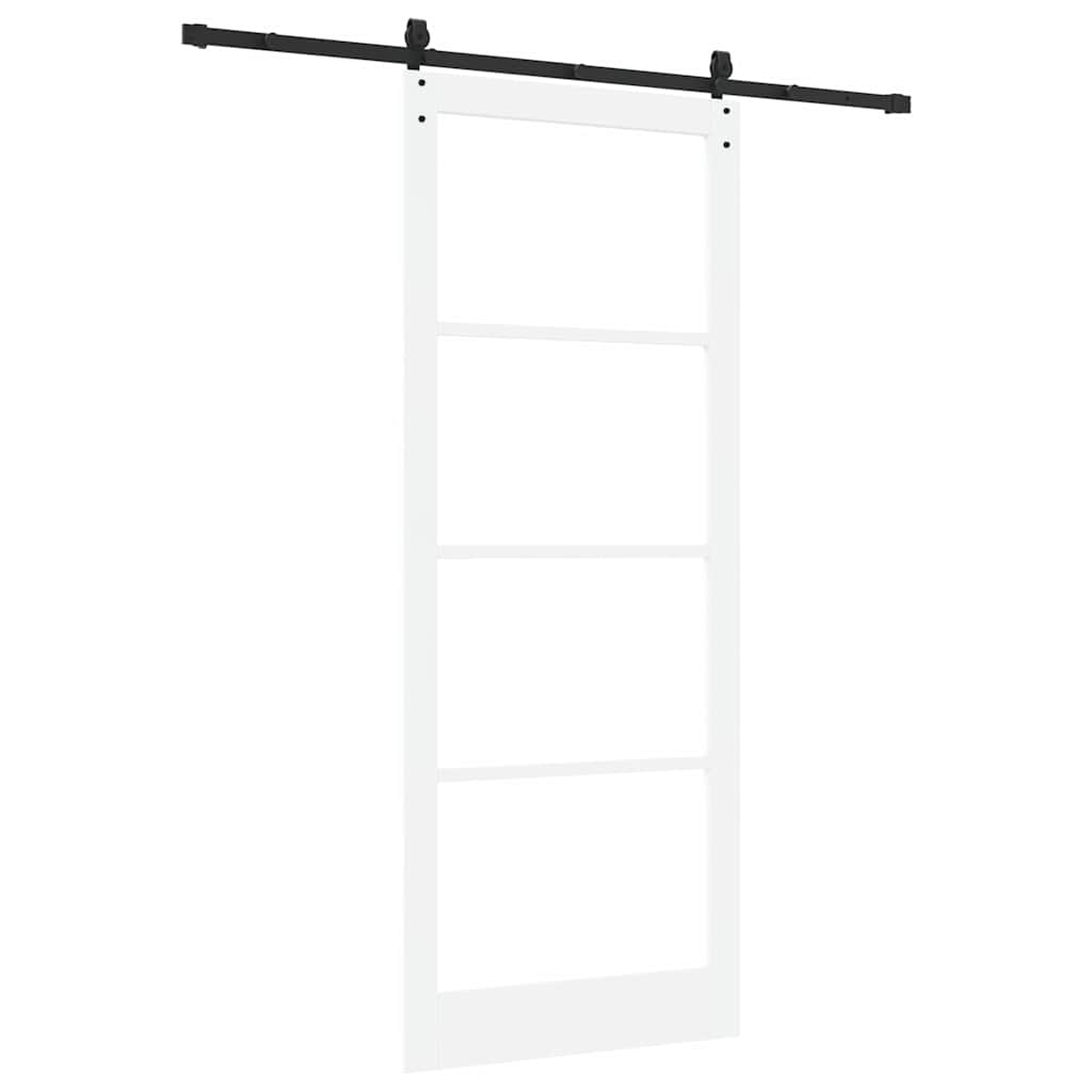 Klizna vrata Bijela i crna 93 x 232 cm