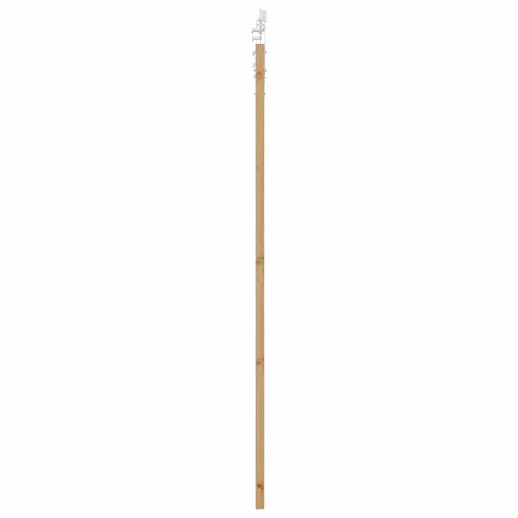 Klizna vrata Prirodna 93 x 211 cm Masivna borovina i staklo