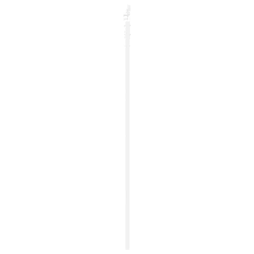 Klizna vrata Bijelo 93 x 211 cm Masivna borovina i staklo