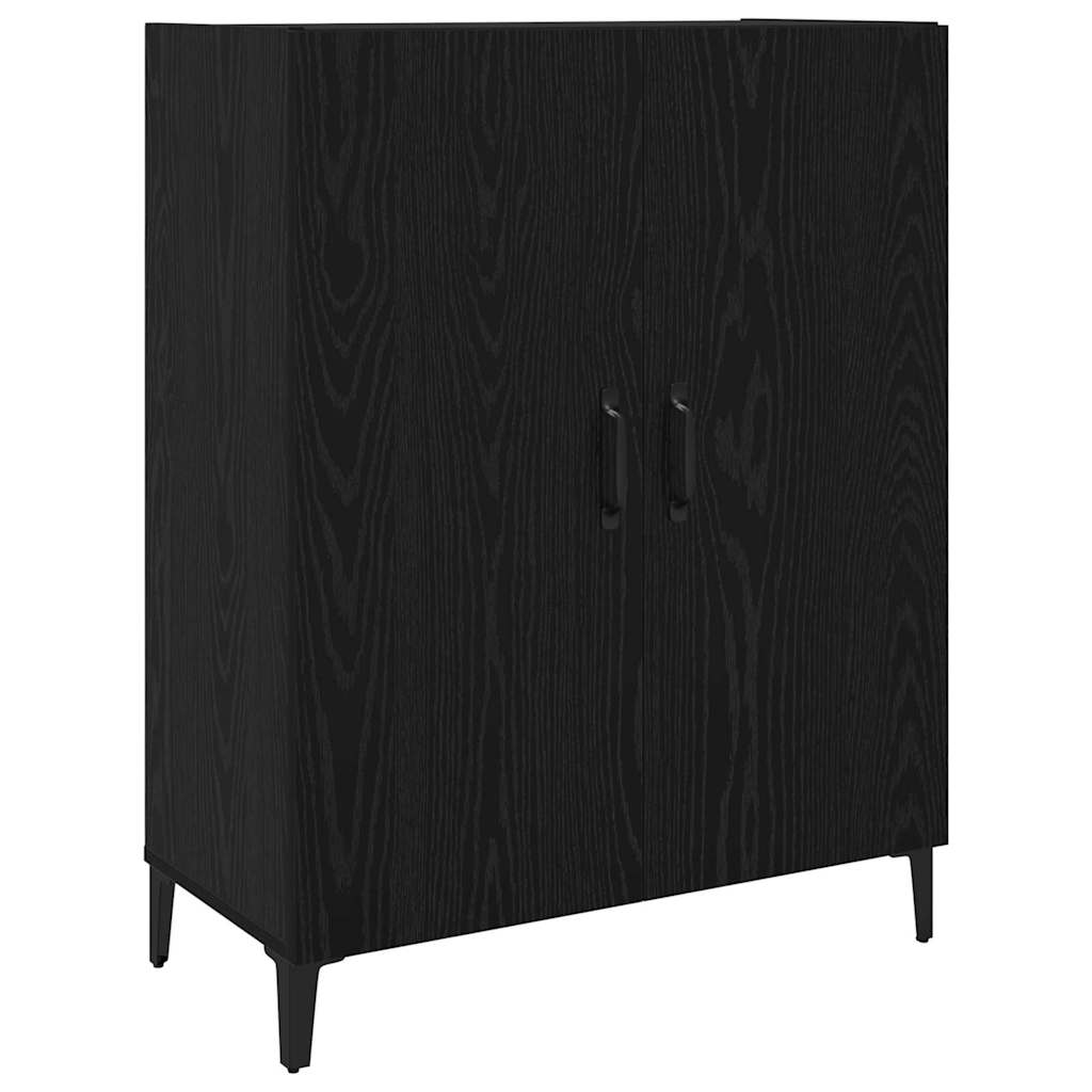 Highboard Crni hrast 69,5 x 32,5 x 180 cm Konstruirano drvo