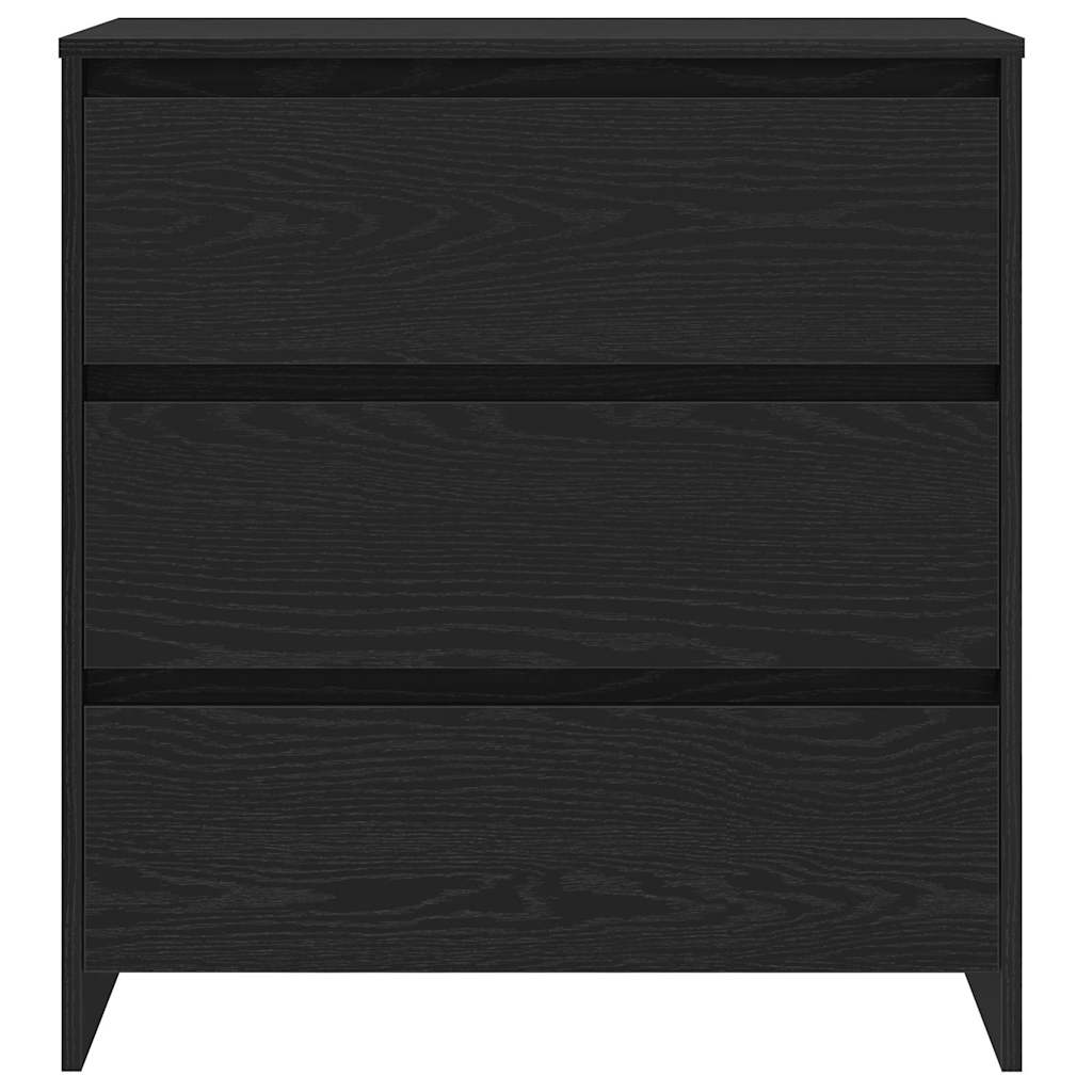 Kreveta s ladicama 2 pcs Crna 70 x 41 x 75 cm Konstruirano drvo
