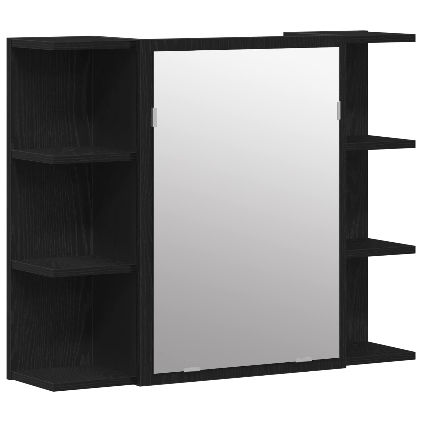 Set namještaja za kupaonicu Zidne 4 pcs Crna 30 x 30 x 179,5 cm
