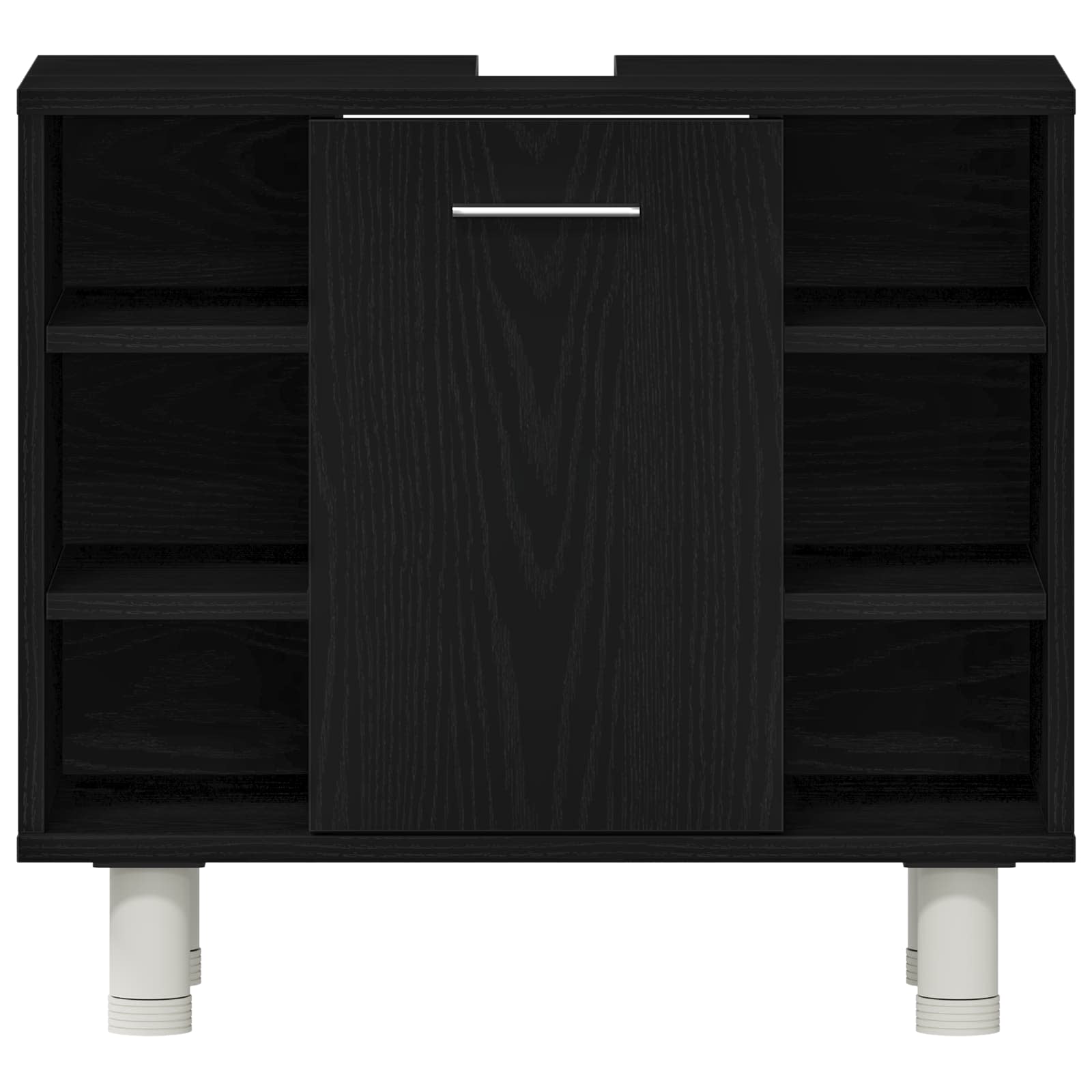 Set namještaja za kupaonicu Zidne 4 pcs Crna 30 x 30 x 179,5 cm