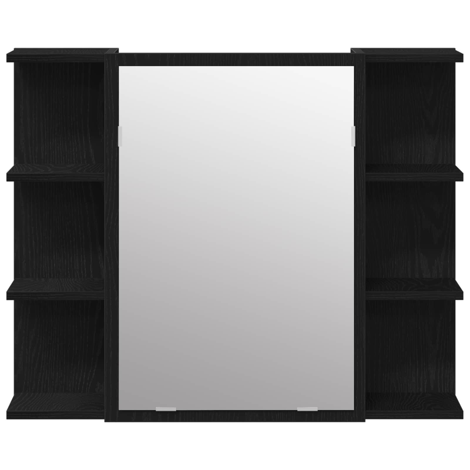 Set namještaja za kupaonicu Zidne 3 pcs Crna 30 x 30 x 179,5 cm