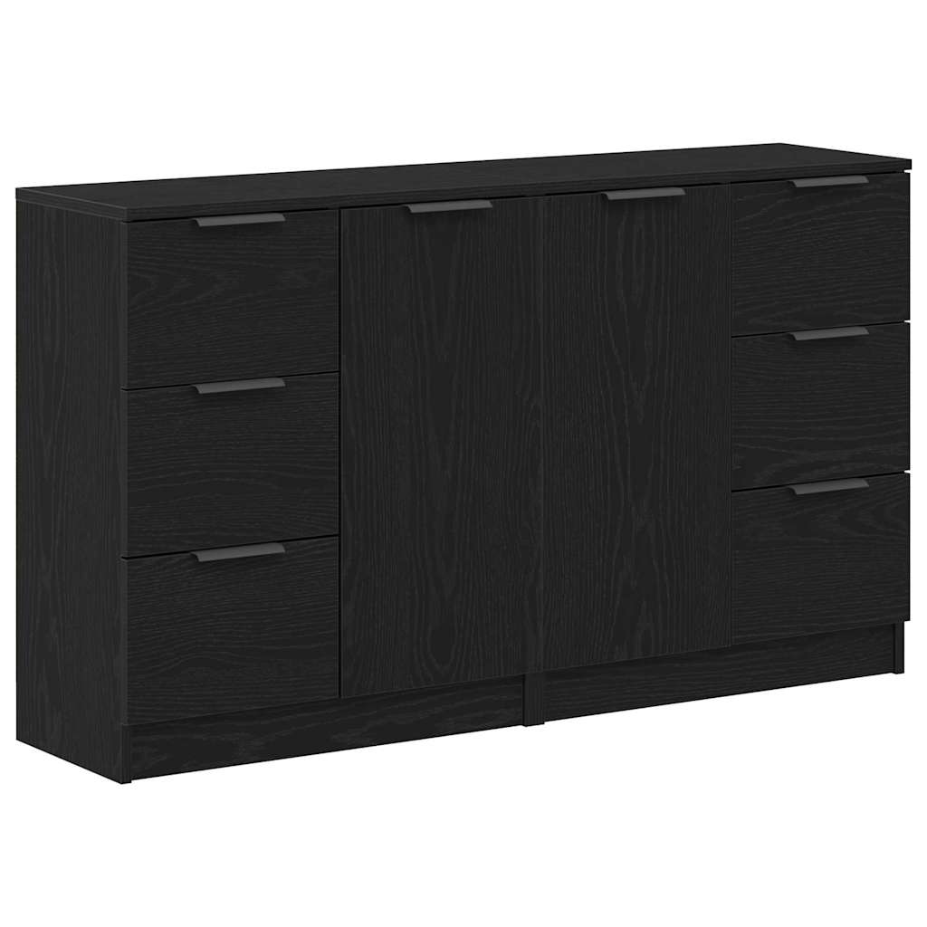 Kreveta Crni hrast 120 x 30 x 70 cm Konstruirano drvo