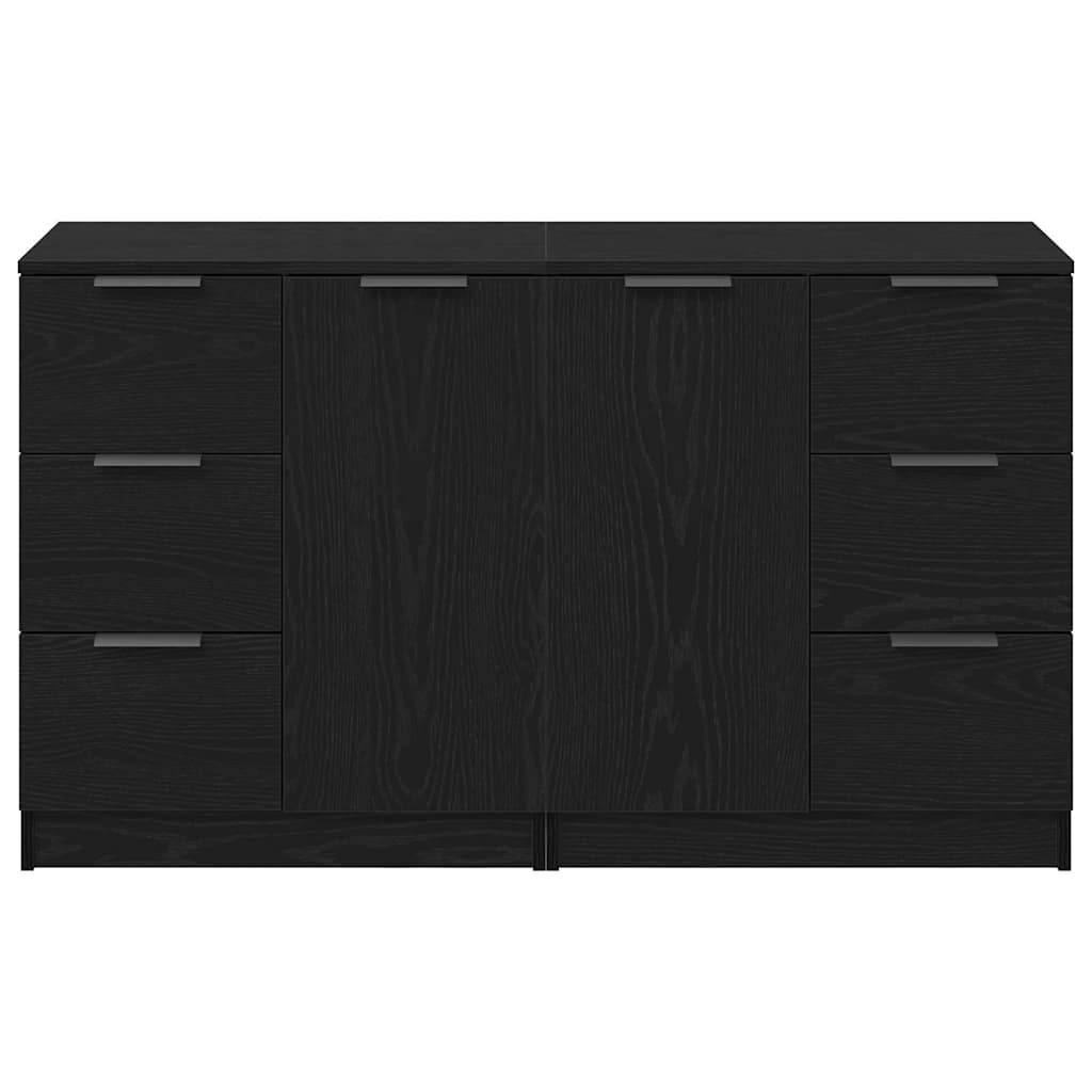 Kreveta Crni hrast 120 x 30 x 70 cm Konstruirano drvo