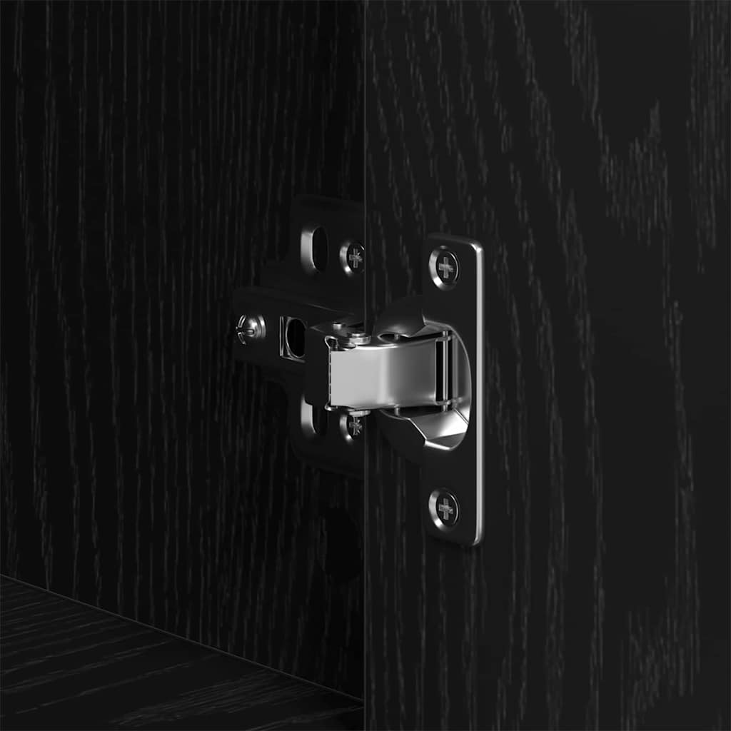 Kreveta Crni hrast 240 x 33 x 70 cm Konstruirano drvo