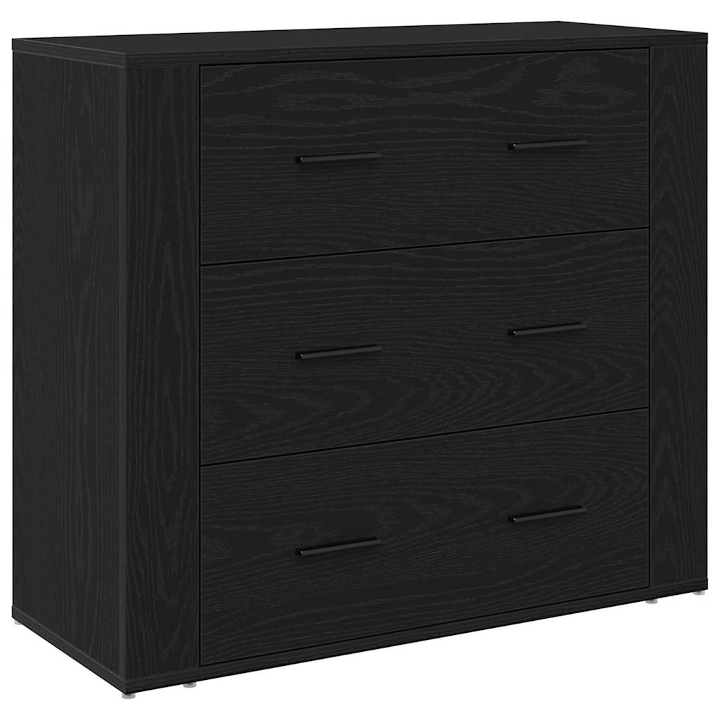 Kreveta Crni hrast 240 x 33 x 70 cm Konstruirano drvo