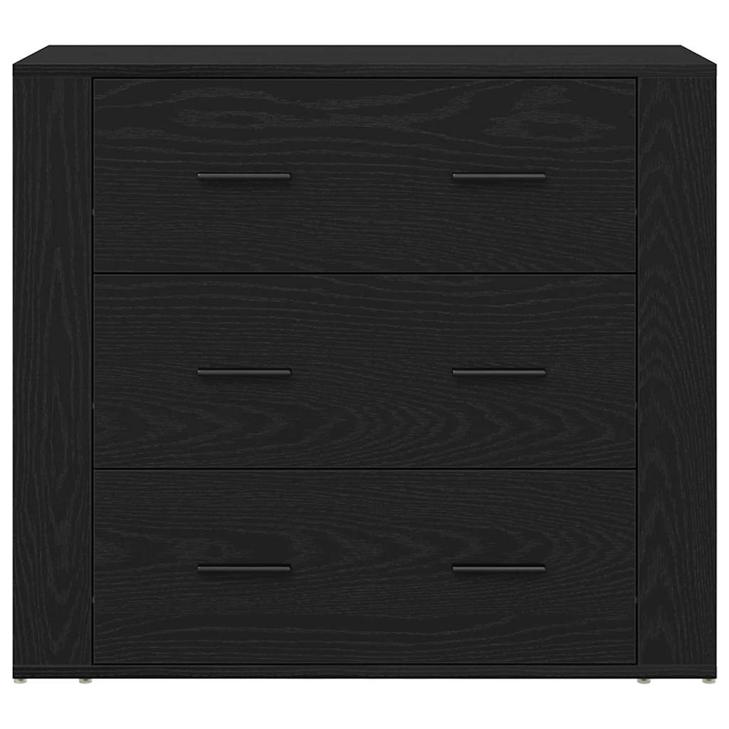 Kreveta Crni hrast 160 x 33 x 70 cm Konstruirano drvo