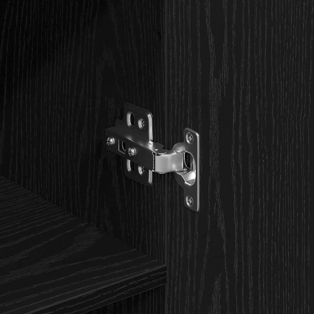 Highboard Crni hrast 69,5 x 34 x 180 cm Konstruirano drvo