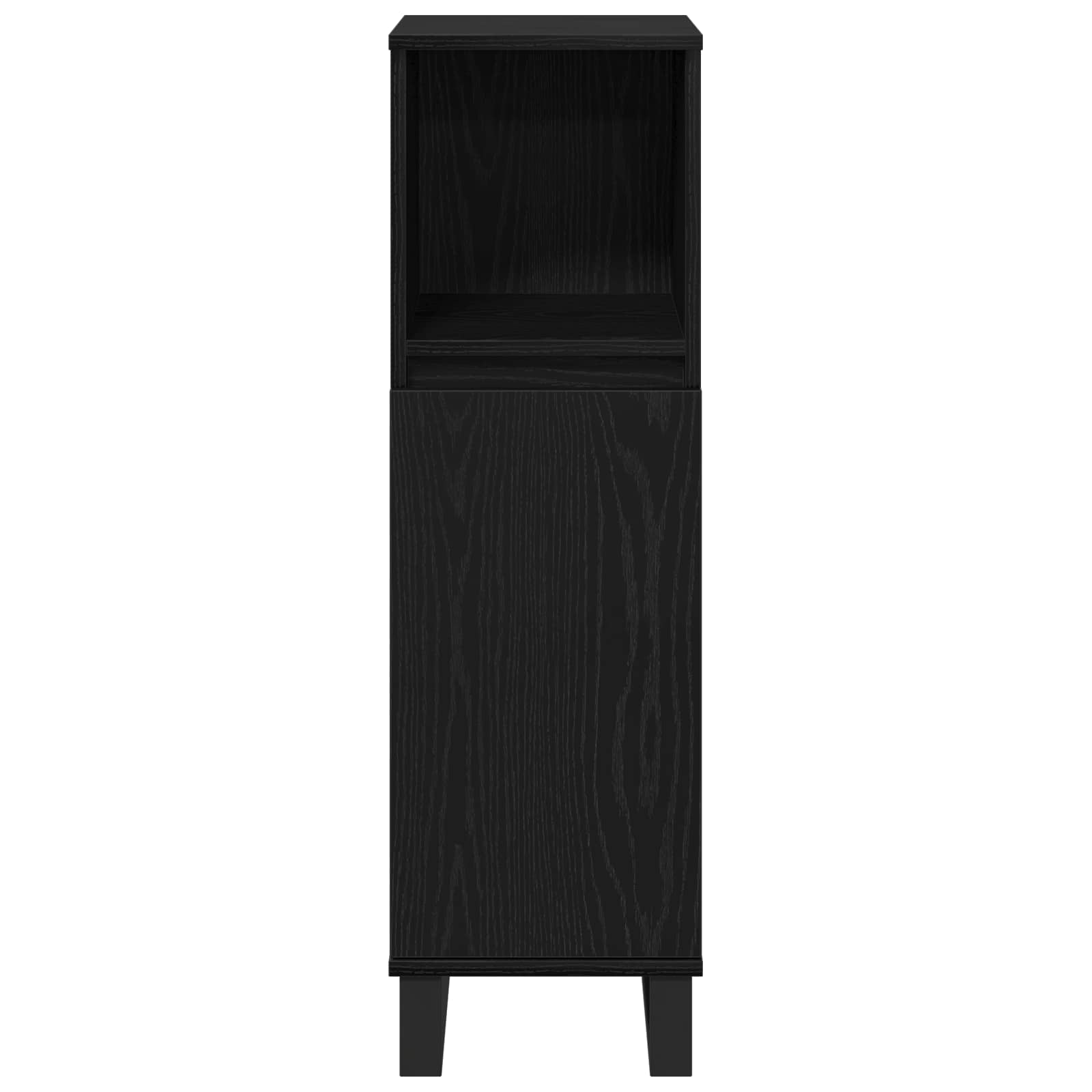 Set namještaja za kupaonicu Zidne s pohranom 3 pcs Crni hrast