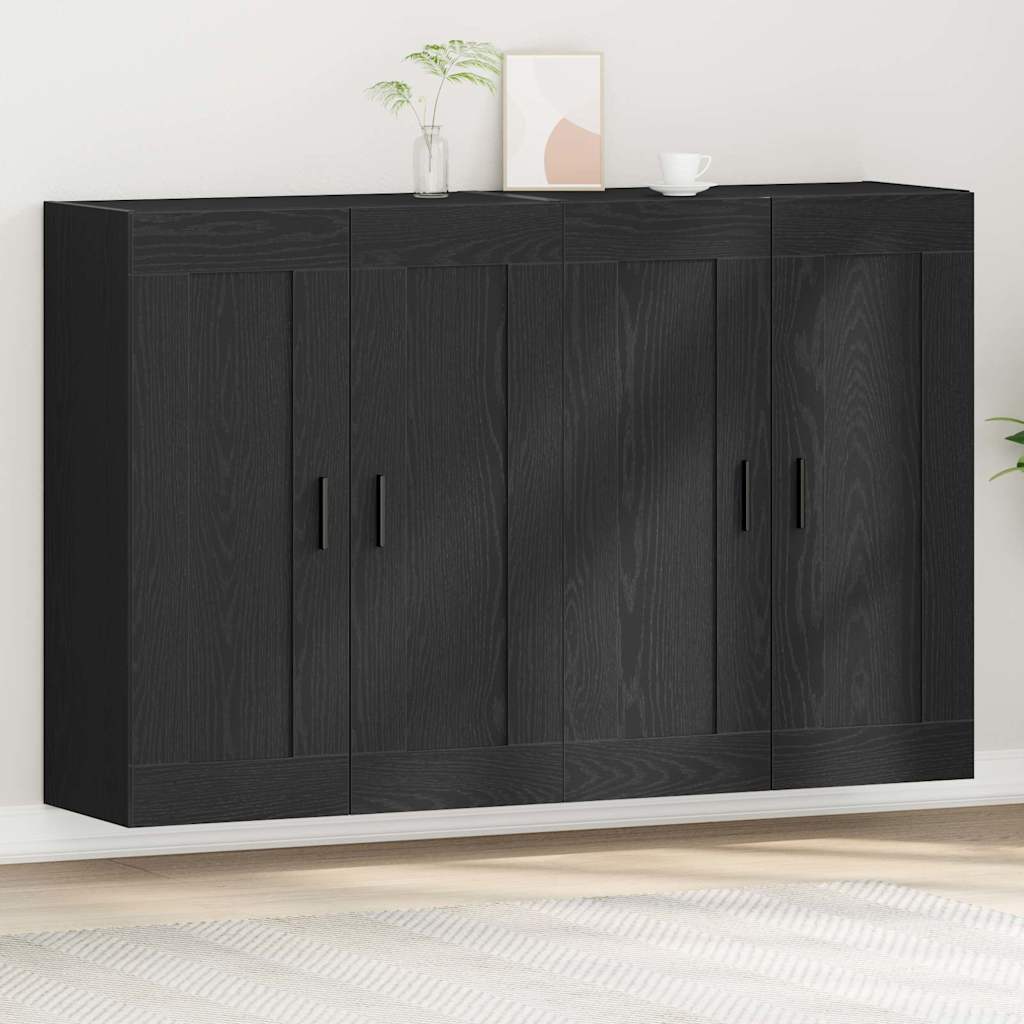 Kabinetski zidni Zidne 2 pcs Umjetnički hrast 69,5 x 34 x 90 cm