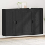 Kabinetski zidni Zidne 2 pcs Umjetnički hrast 69,5 x 34 x 90 cm
