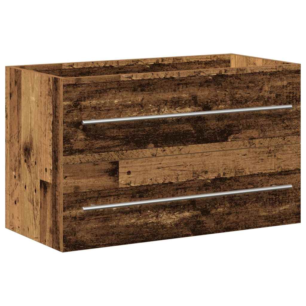 Kupaonski ormarić za sudoper Zidne Staro drvo 80 x 38,5 x 48 cm