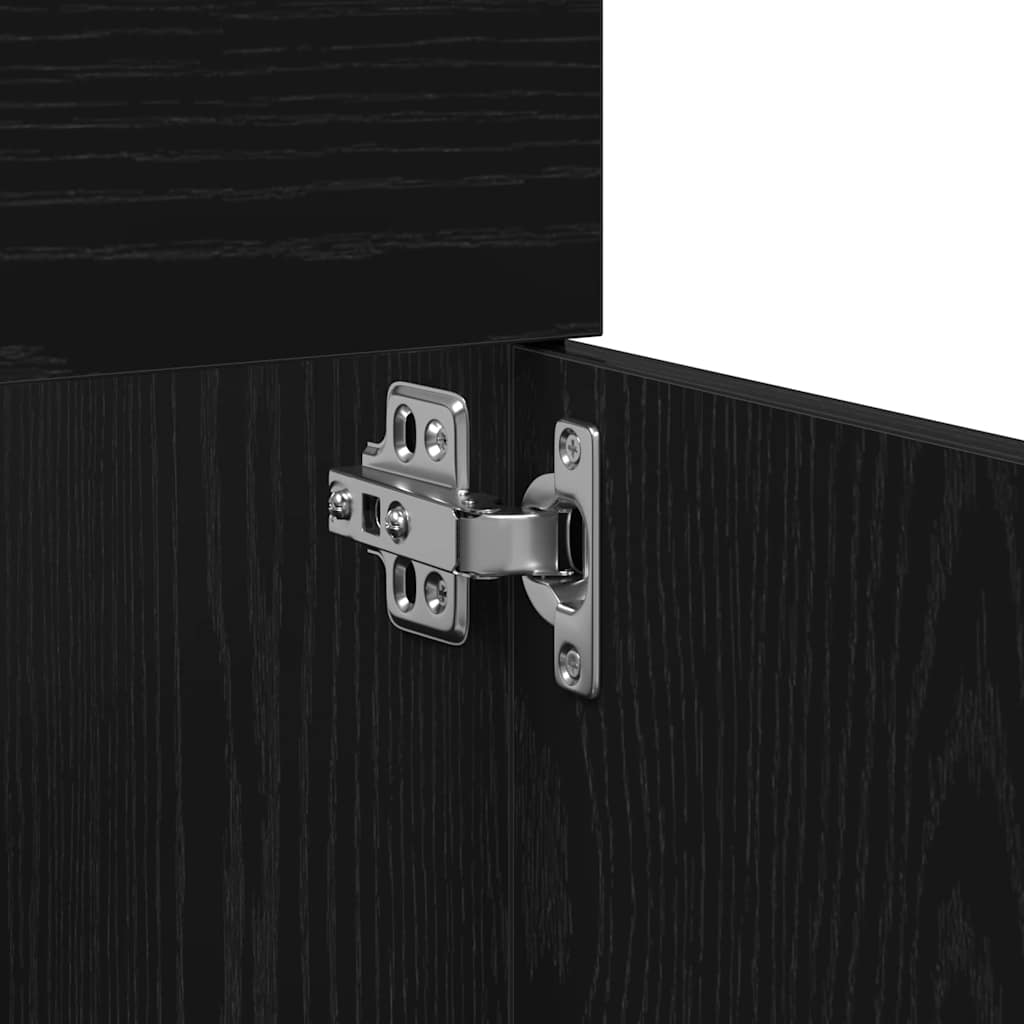 Kupaonski ormar Crni hrast 90 x 38,5 x 46 cm Konstruirano drvo