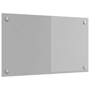 Kuhinjski zid Svijetlo siva 70 x 40 cm Staklo otporno na udarce
