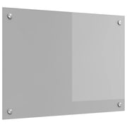 Kuhinjski zid Svijetlo siva 70 x 50 cm Staklo otporno na udarce