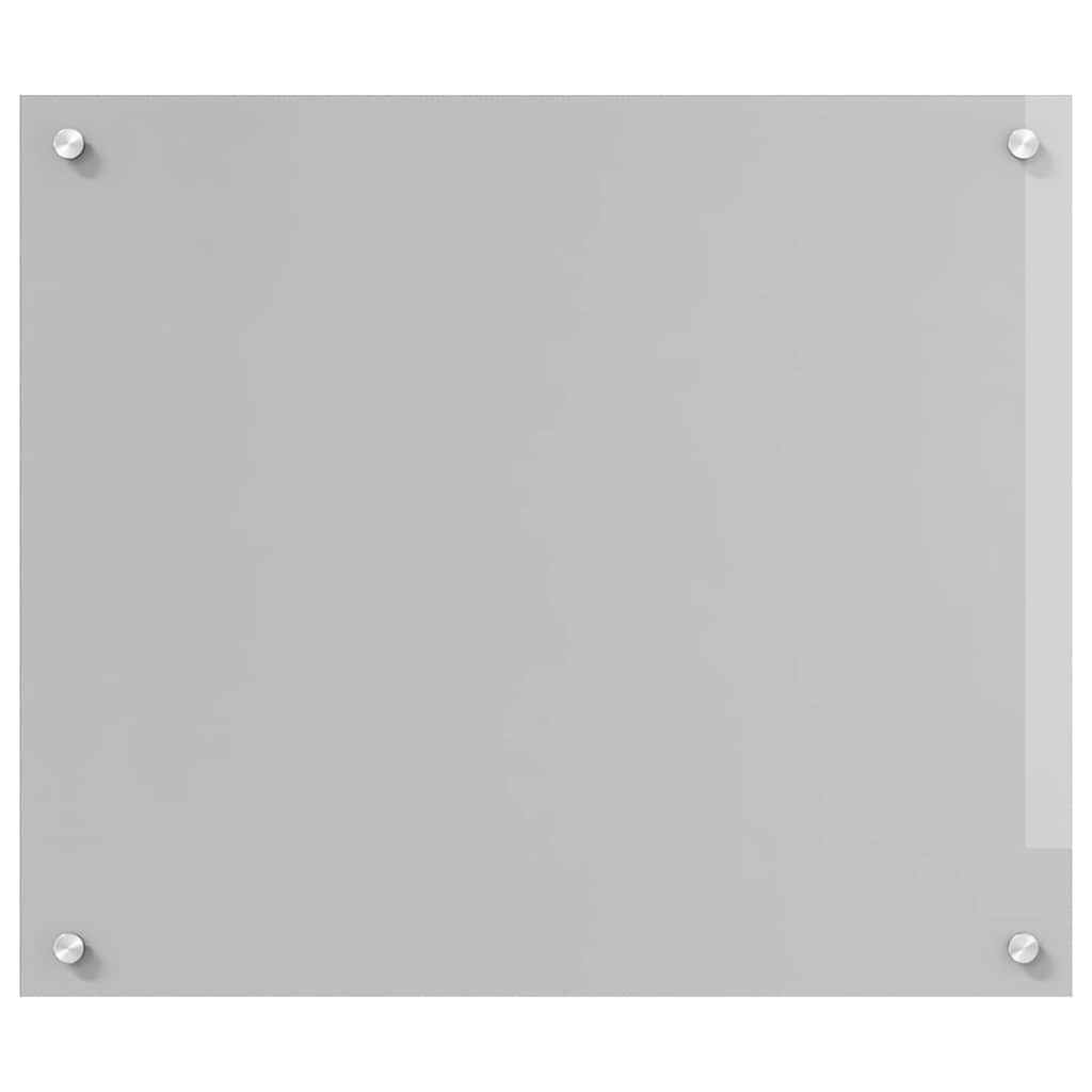Kuhinjski zid Svijetlo siva 70 x 60 cm Staklo otporno na udarce