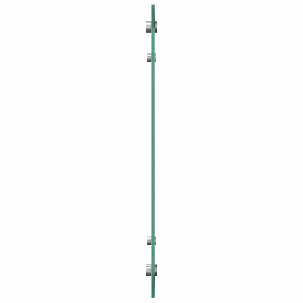 Kuhinjski zid Svijetlo siva 80 x 50 cm Staklo otporno na udarce