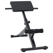 Klupa za hiperextenziju Crna 100,5 x 70 x 78 cm