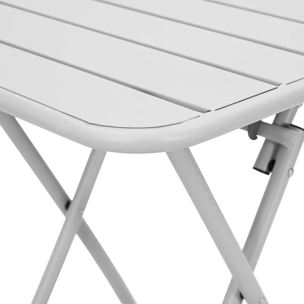 Bistro Stol Bijelo 55 x 55 x 72,5 cm Čelik s prahom