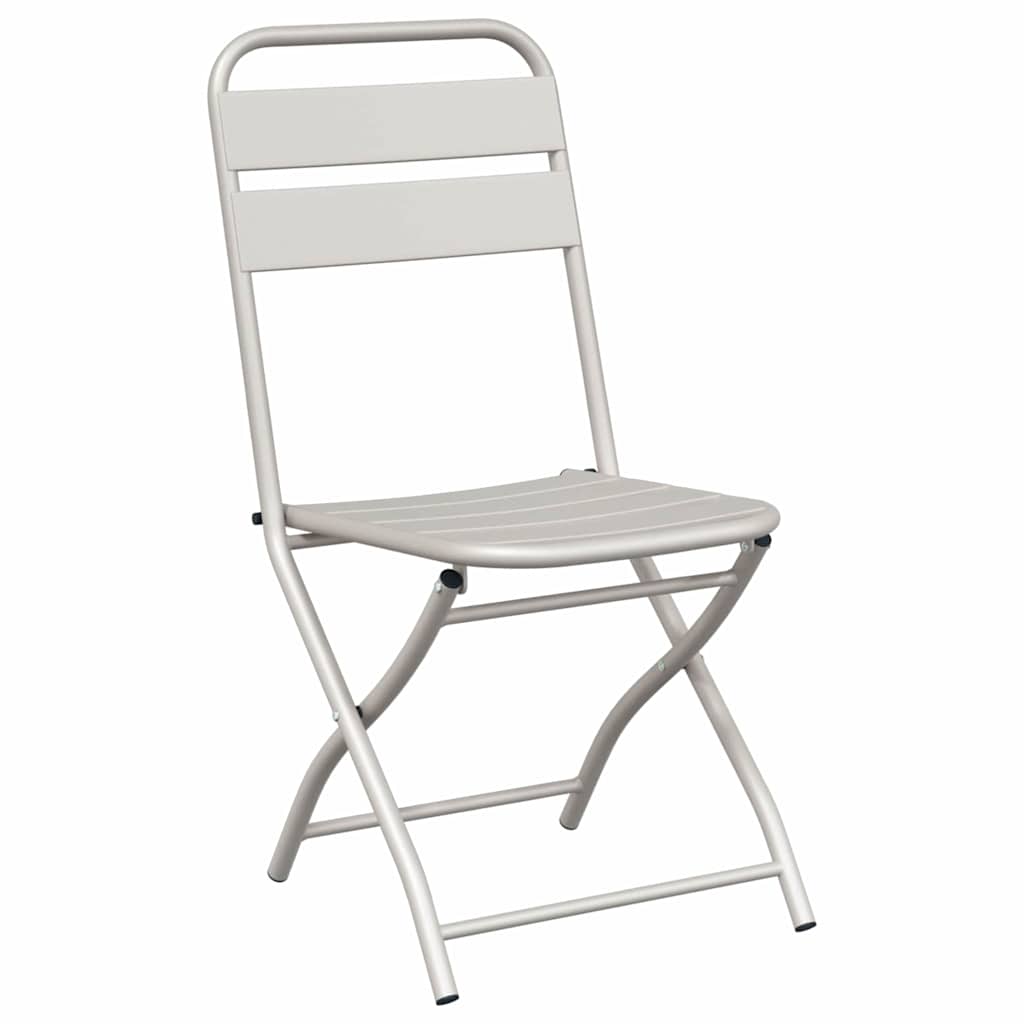 Bistro set 3 pcs Bež Čelik