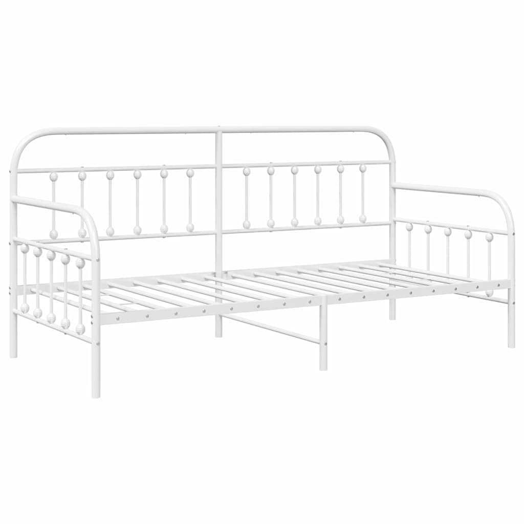 Krevet na kat Bijelo 90 x 200 cm Čelik s prahom premazan