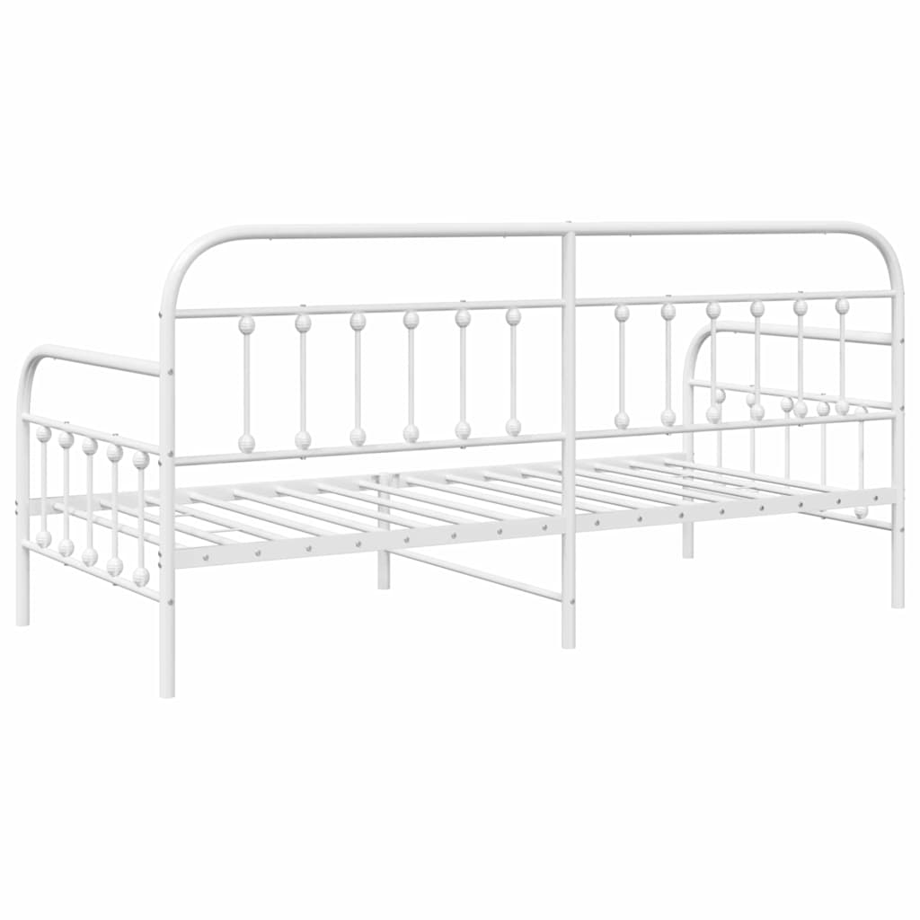 Krevet na kat Bijelo 90 x 200 cm Čelik s prahom premazan