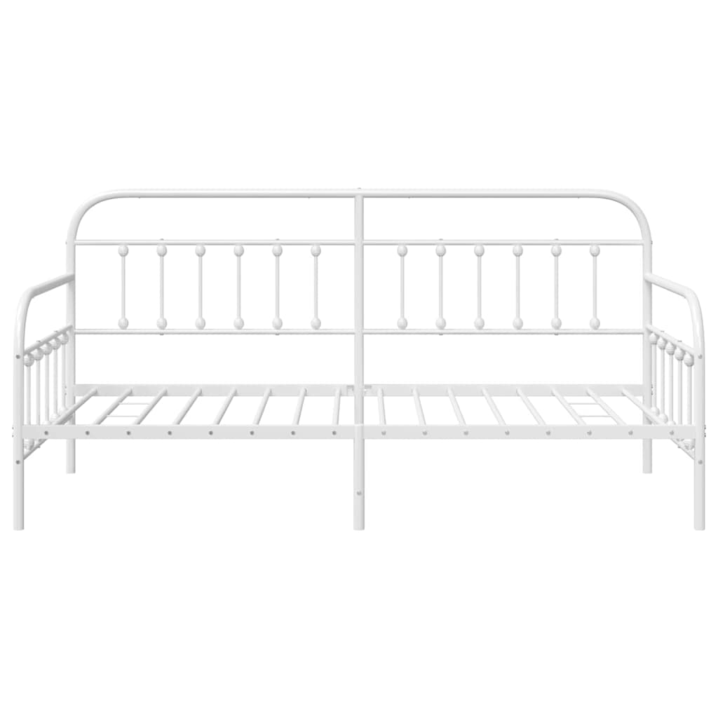 Krevet na kat Bijelo 90 x 200 cm Čelik s prahom premazan