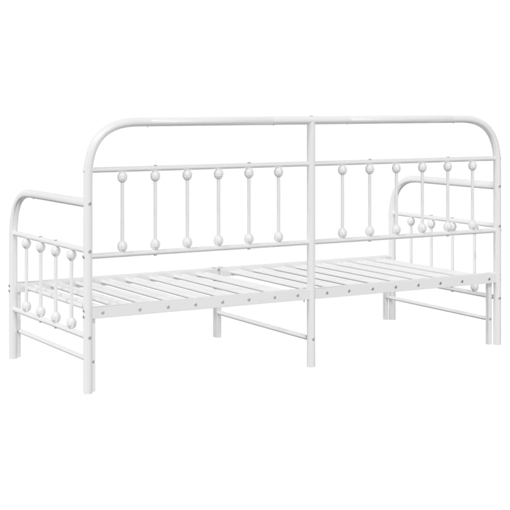 Krevet na kat Bijelo 80 x 200 cm Čelik s prahom premazan
