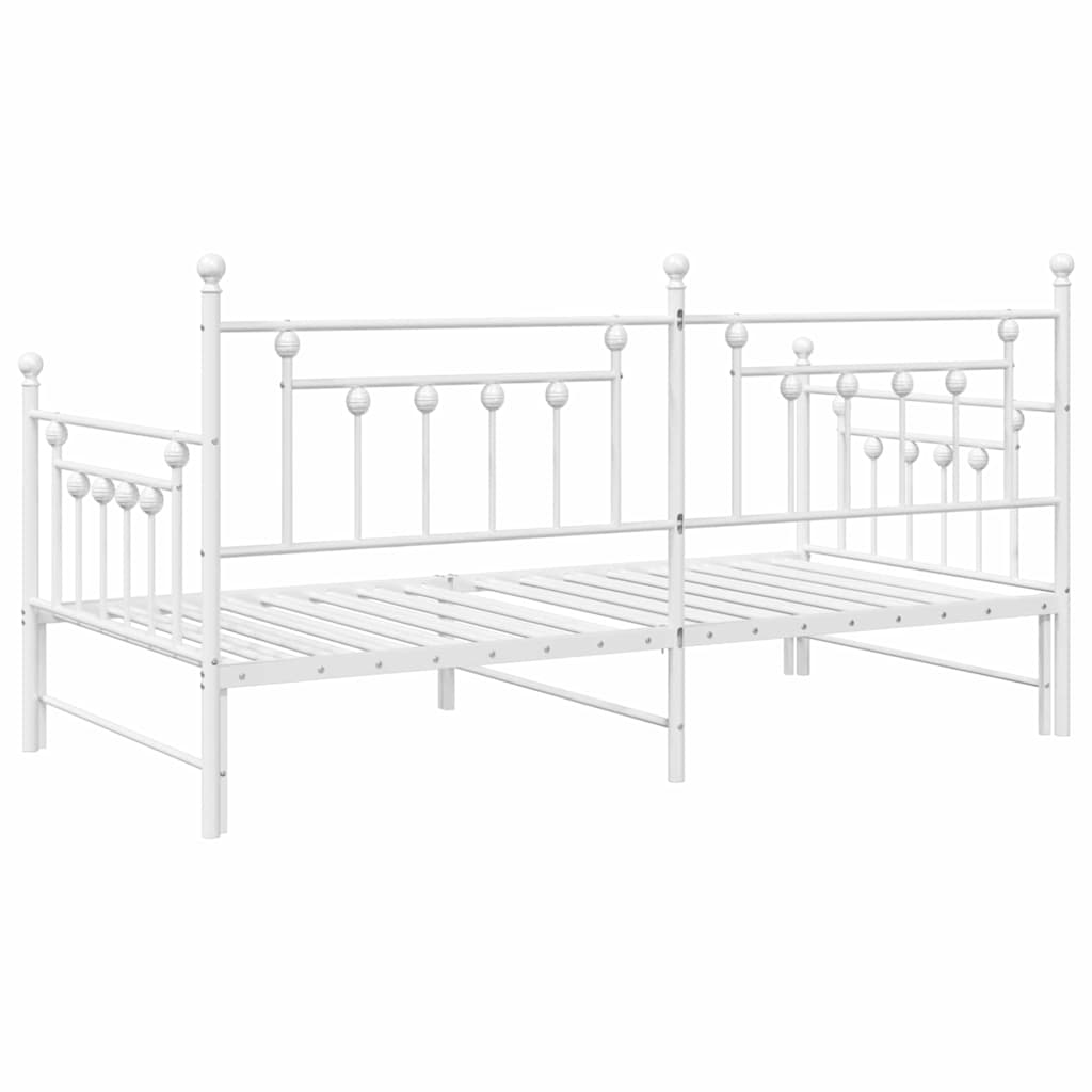 Krevet na kat Bijelo 100 x 200 cm Čelik