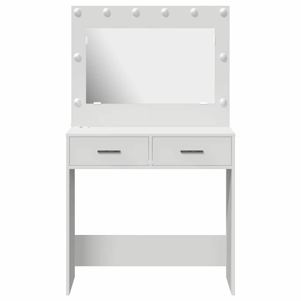 Toaletni stol Bijelo 78,5 x 41 x 135 cm Konstruirano drvo