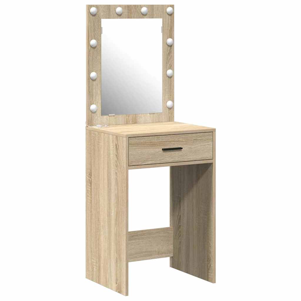 Toaletni stol Sonoma hrast 50 x 41 x 135 cm Konstruirano drvo