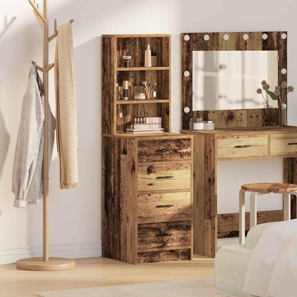 Highboard Staro drvo 40 x 41 x 135 cm Konstruirano drvo