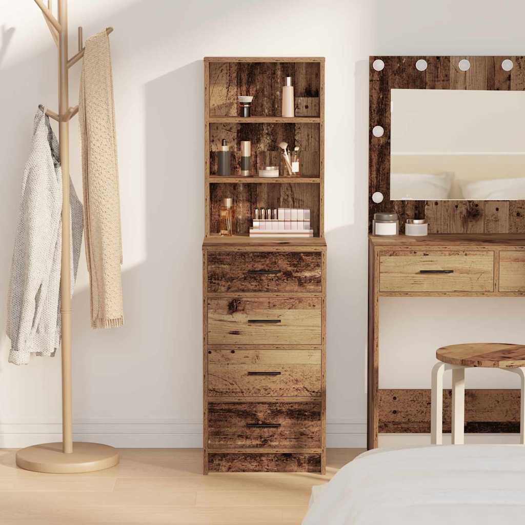 Highboard Staro drvo 40 x 41 x 135 cm Konstruirano drvo