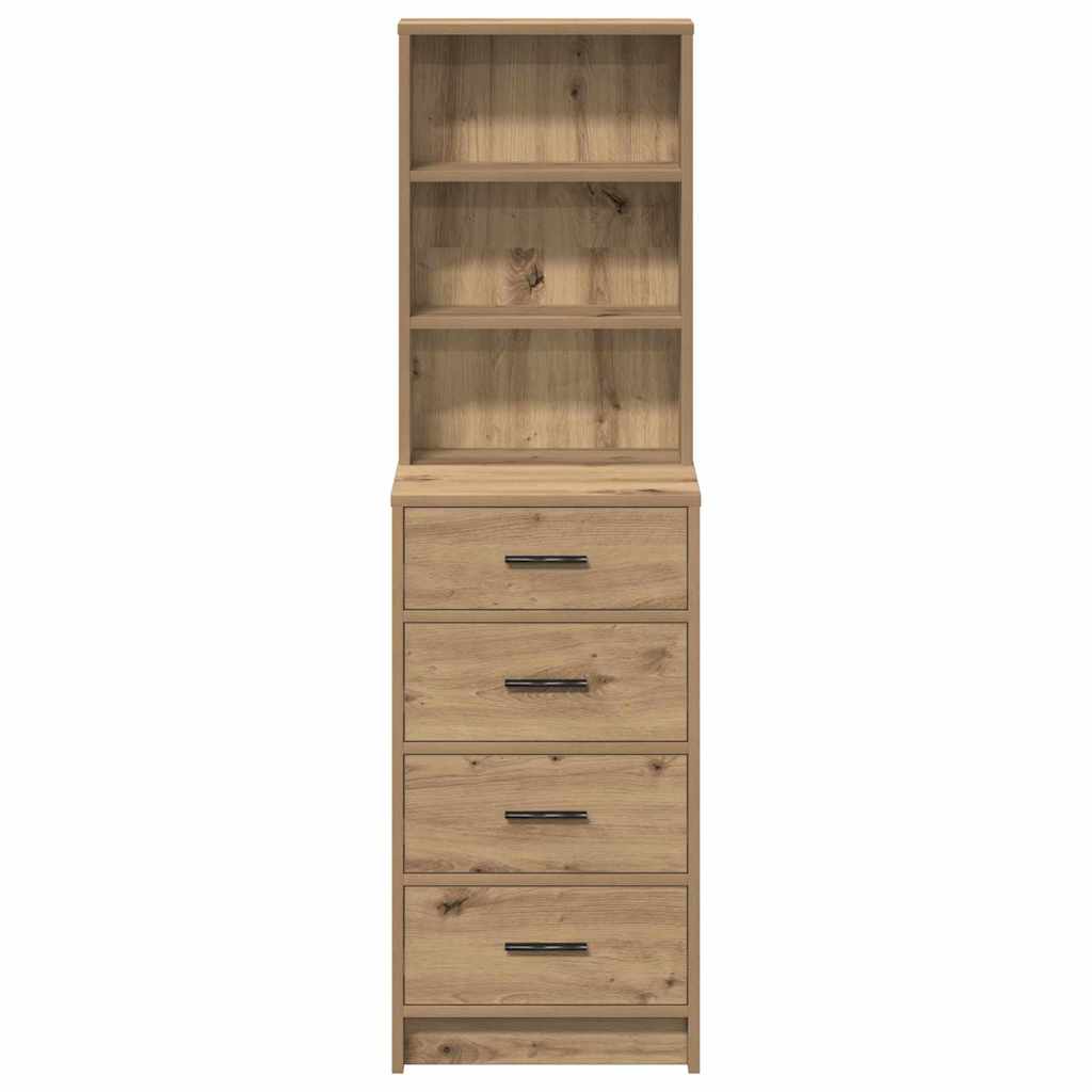Highboard hrast artisan 40 x 41 x 135 cm Konstruirano drvo