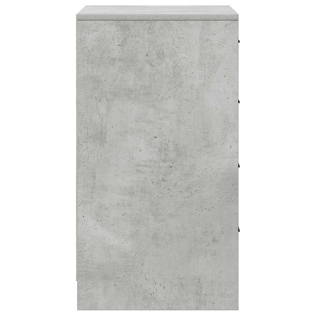 Kreveta s ladicama Beton siva 40 x 41 x 75 cm Konstruirano drvo
