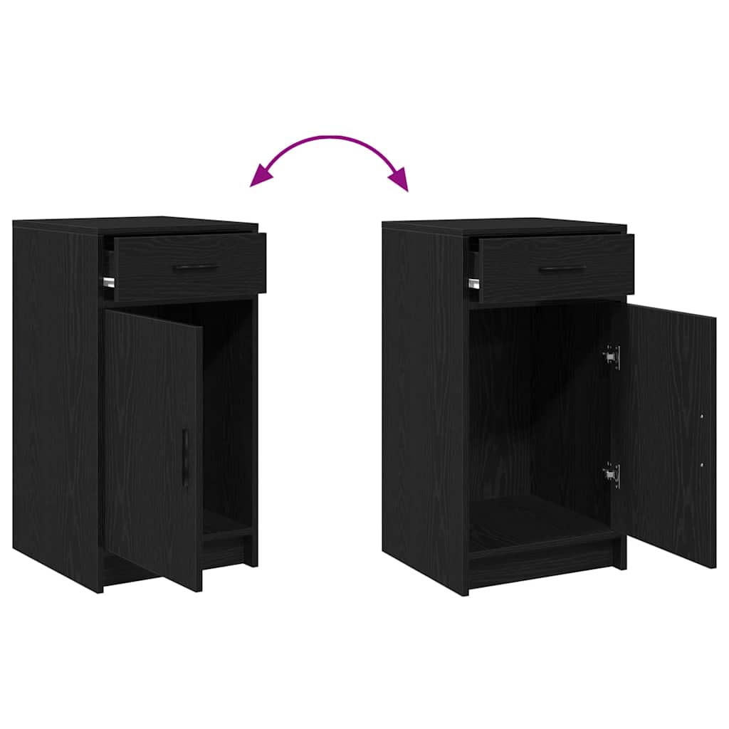 Kreveta Crni hrast 40 x 40.5 x 75 cm Konstruirano drvo