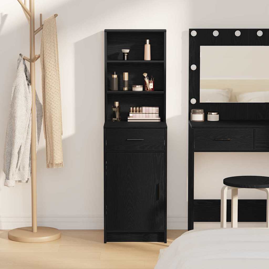 Highboard Crni hrast 40 x 40,5 x 135 cm Konstruirano drvo