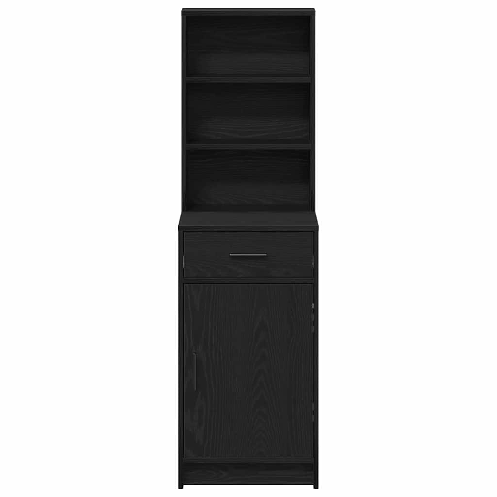 Highboard Crni hrast 40 x 40,5 x 135 cm Konstruirano drvo