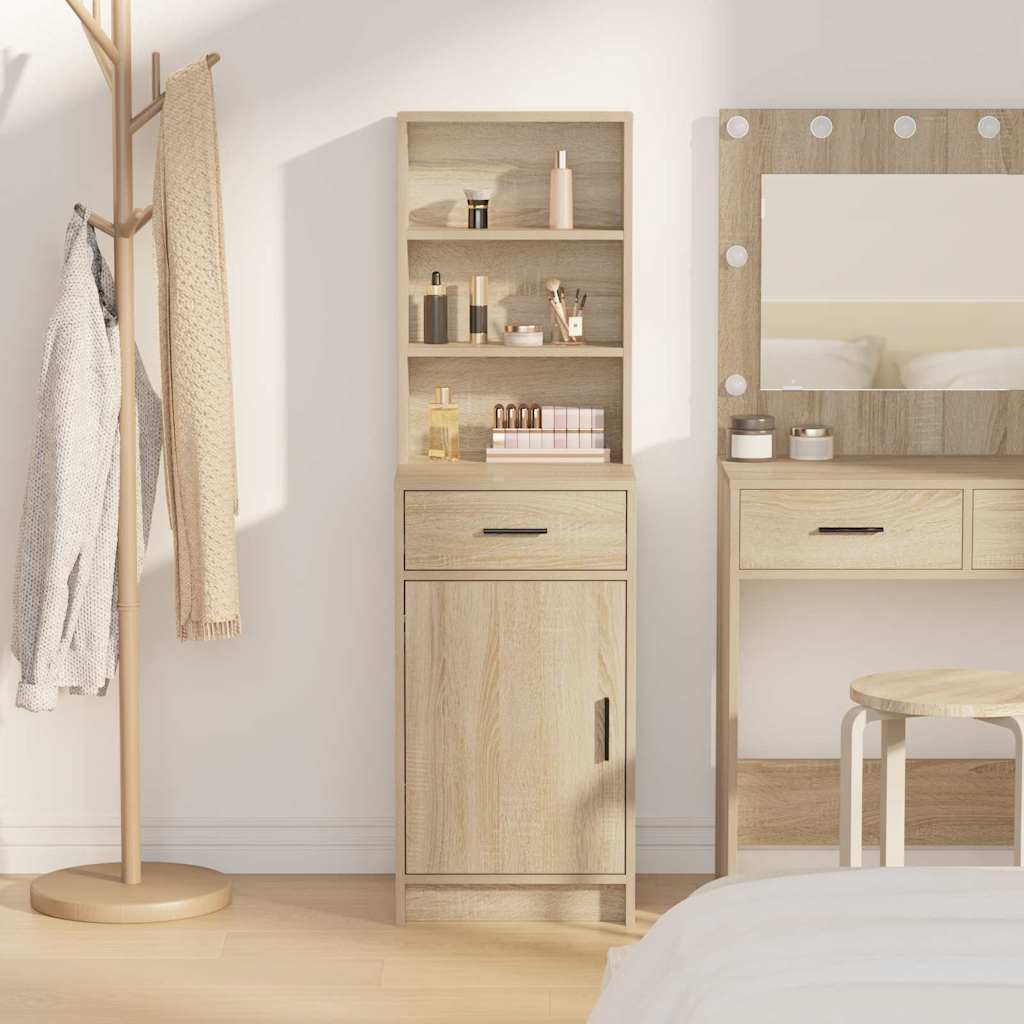 Highboard Sonoma hrast 40 x 40,5 x 135 cm Konstruirano drvo