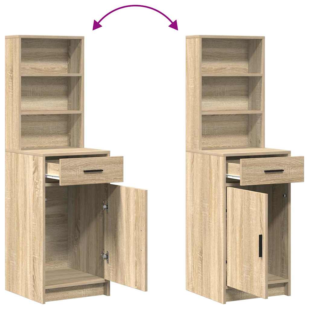 Highboard Sonoma hrast 40 x 40,5 x 135 cm Konstruirano drvo
