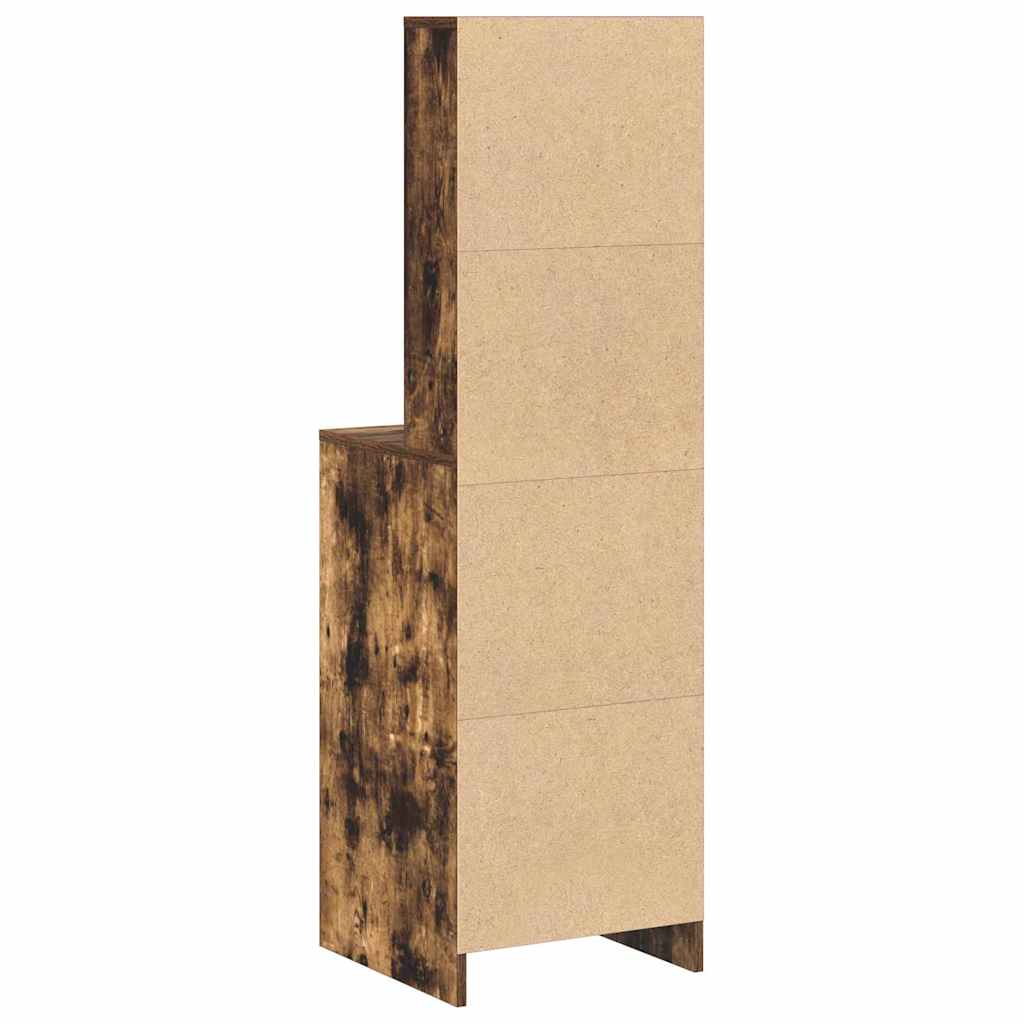 Highboard Dimljeni hrast 40 x 40,5 x 135 cm Konstruirano drvo